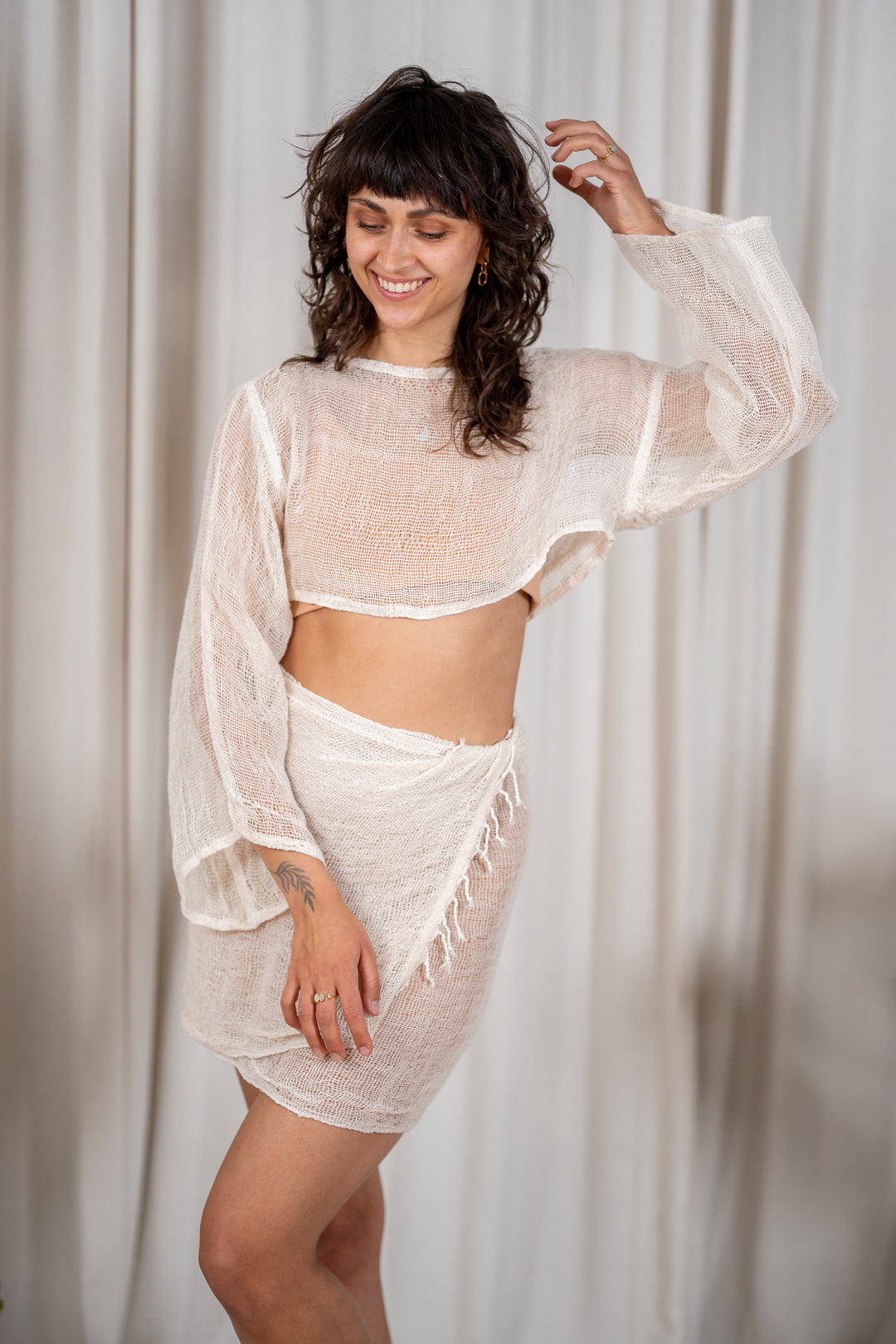 Nereya Netz Crop-Top