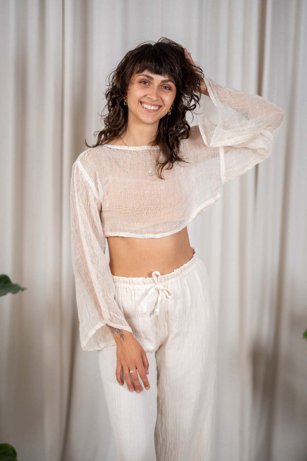 Nereya Netz Crop-Top