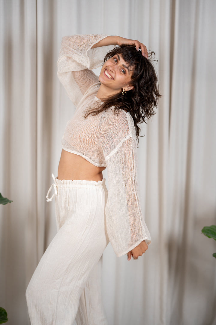 Nereya Netz Crop-Top