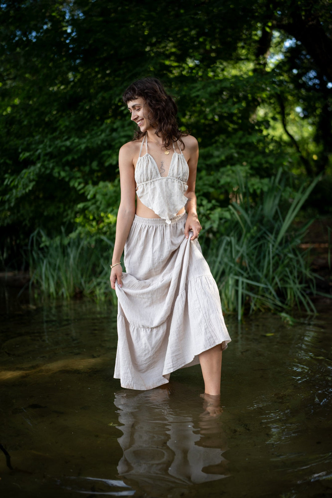 Naia Mermaid Top mit Leinen