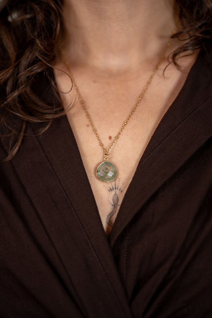 Ophelia Necklace – Moonstone and Labradorite