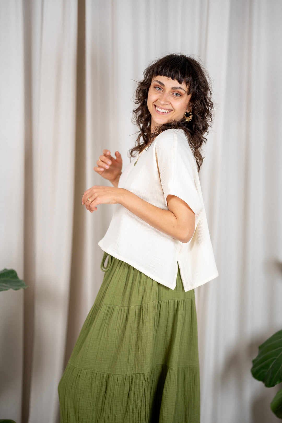 Linen Muslin Skirt 