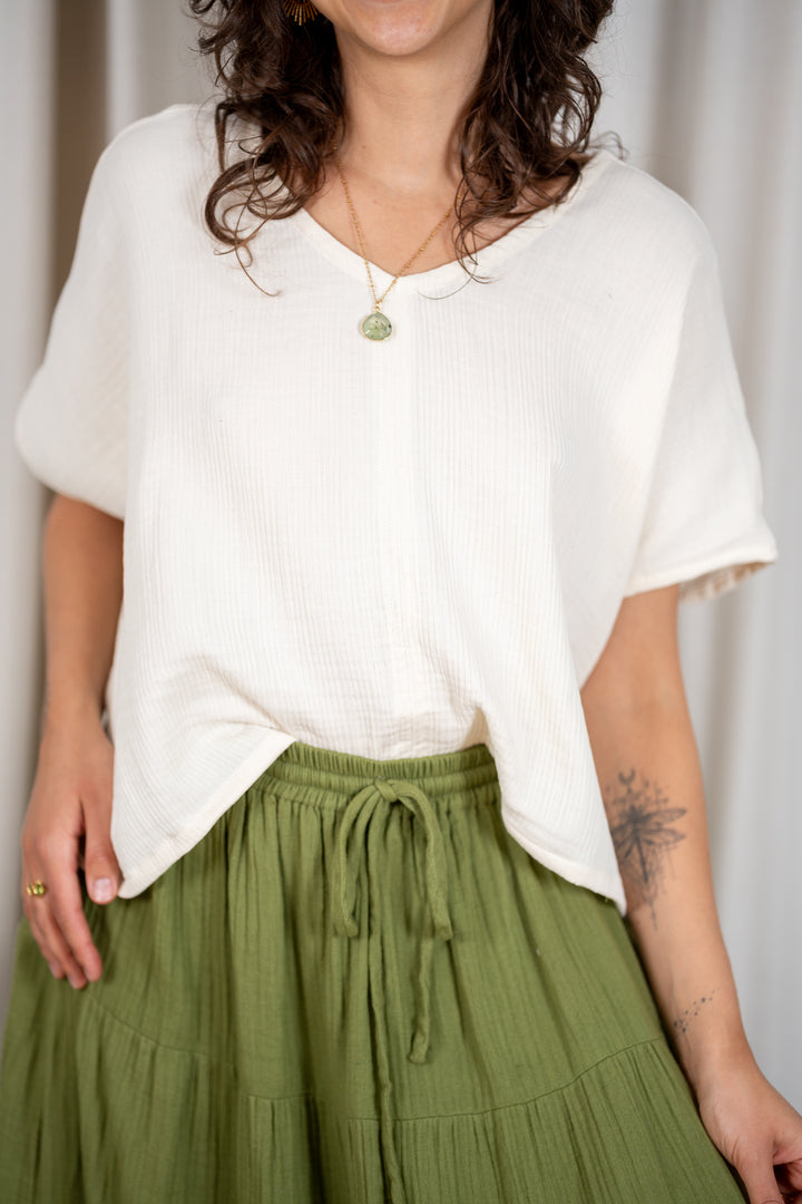 Linen Muslin Skirt 