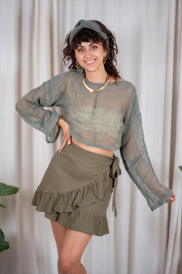 Nereya Netz Crop-Top