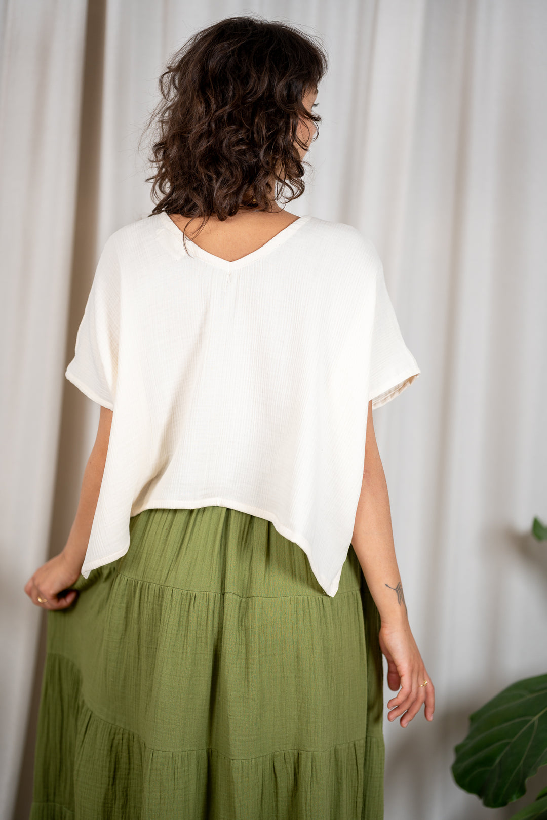 Linen Muslin Skirt 