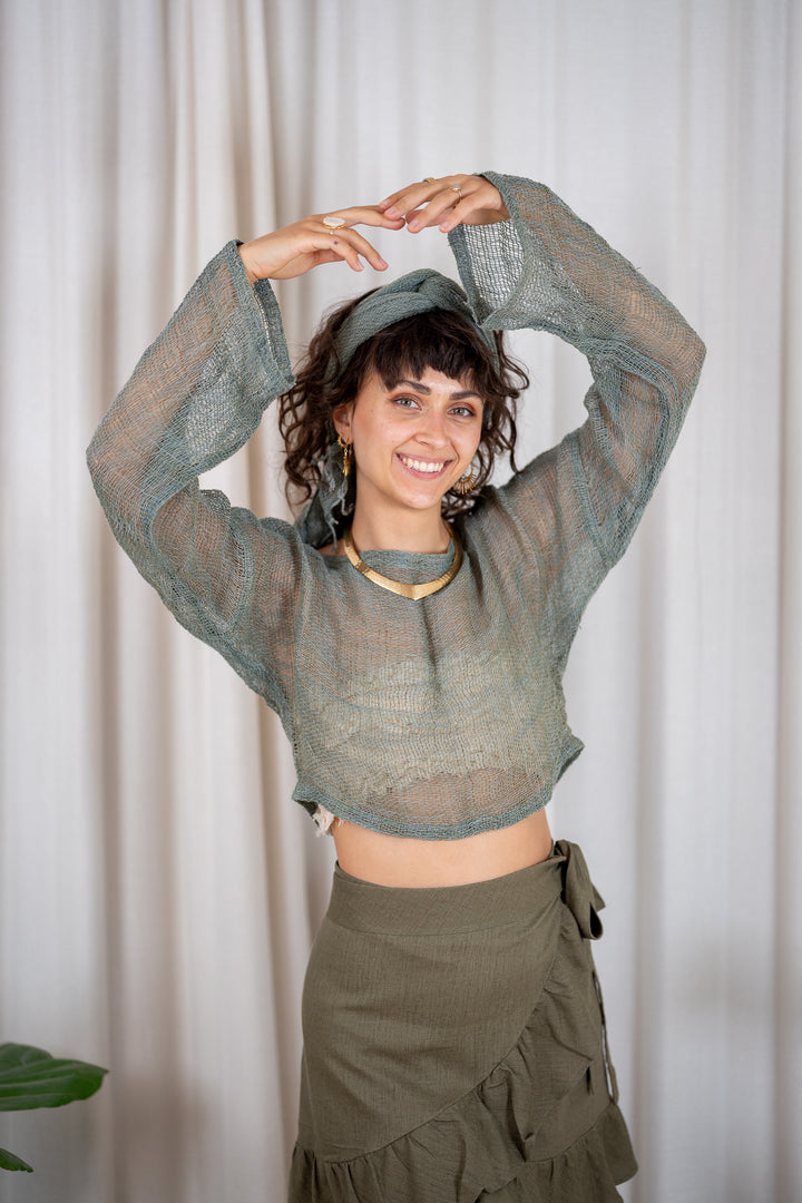 Nereya Netz Crop-Top
