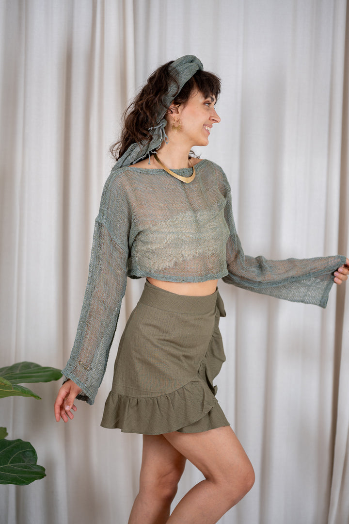 Nereya Netz Crop-Top