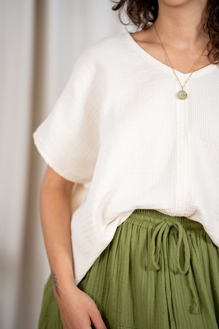 Linen Muslin Skirt 