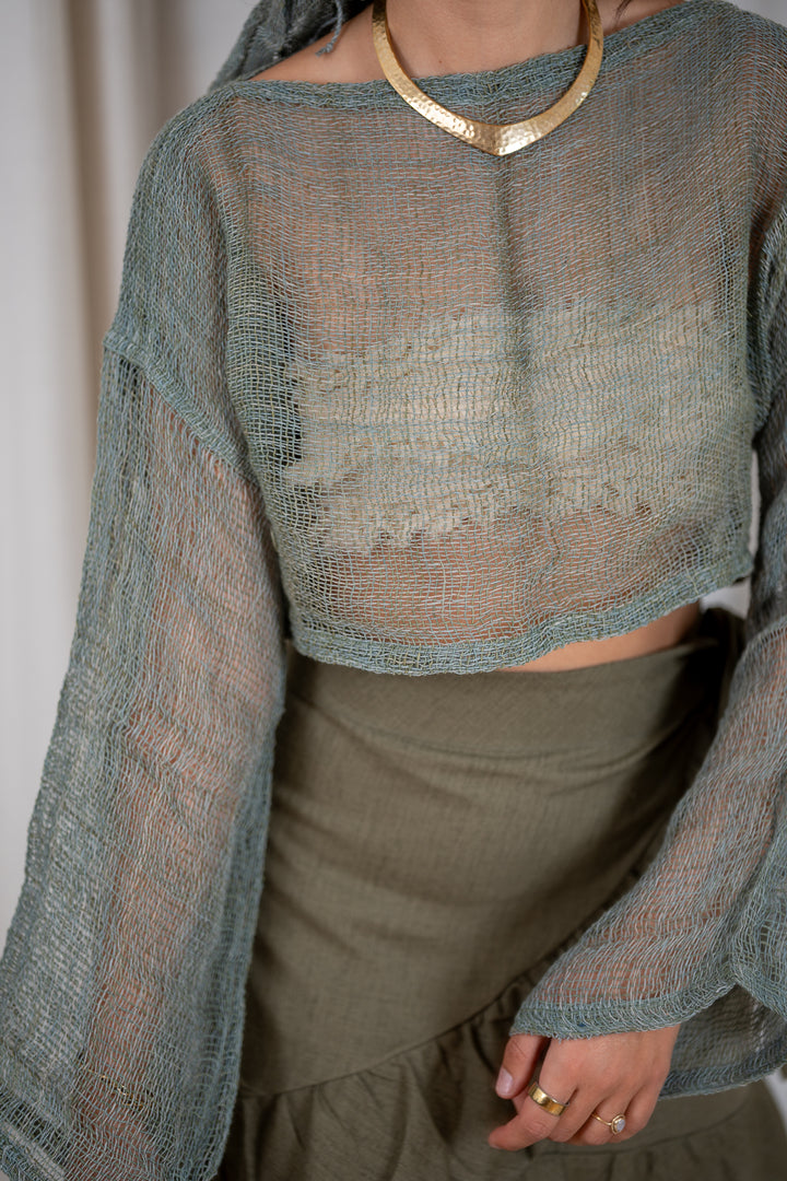Nereya Netz Crop-Top