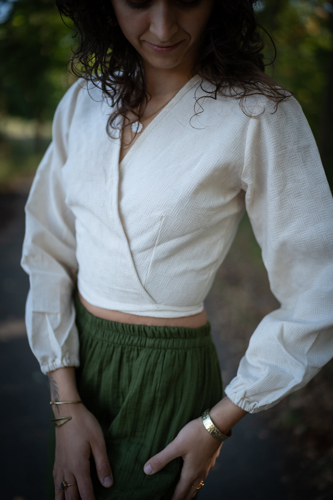 Layla Wickelbluse