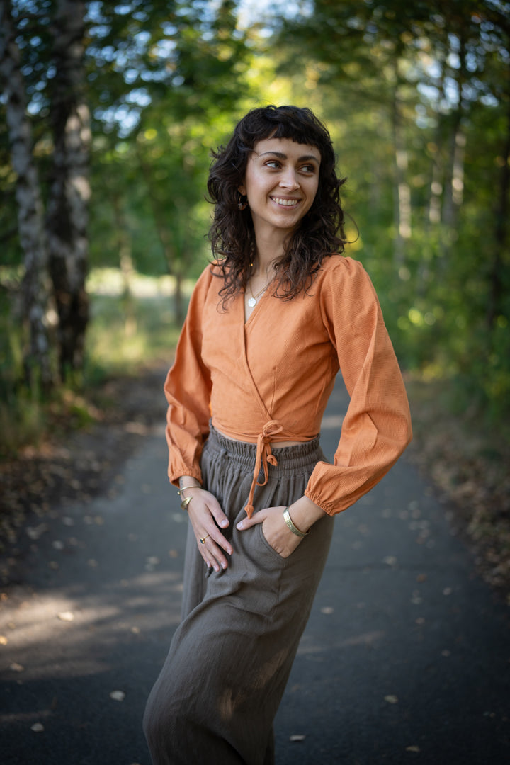 Nia Aladdin pants with scarf