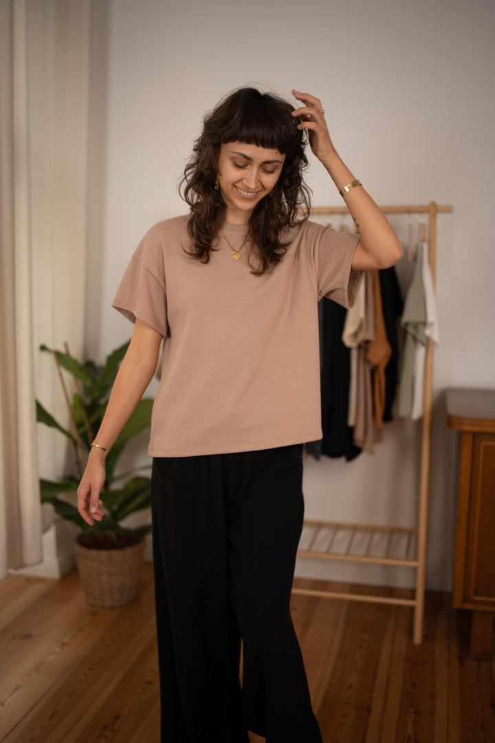 Unisex Baumwollstrick T-Shirt