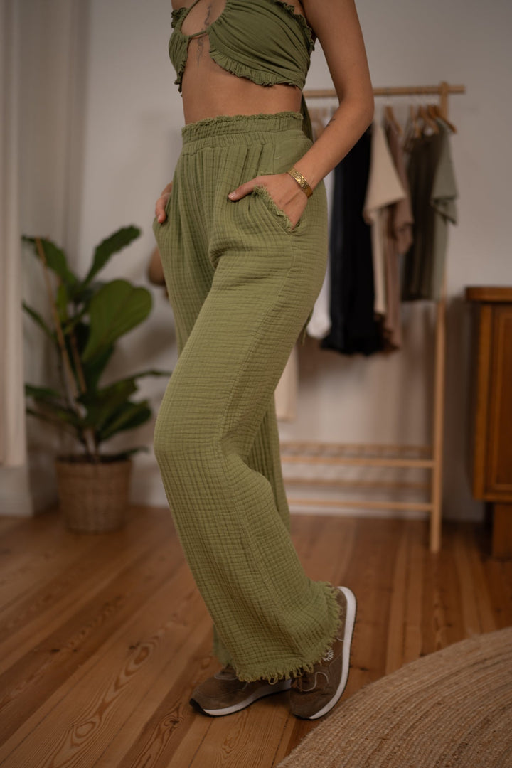 Nia Aladdin pants with scarf