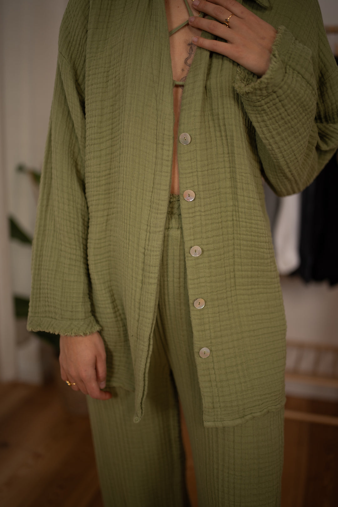 Nia Aladdin pants with scarf