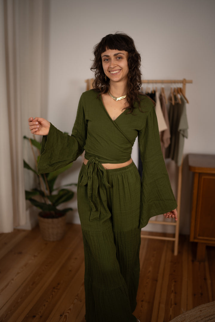 Levana Musselin Wickeltop