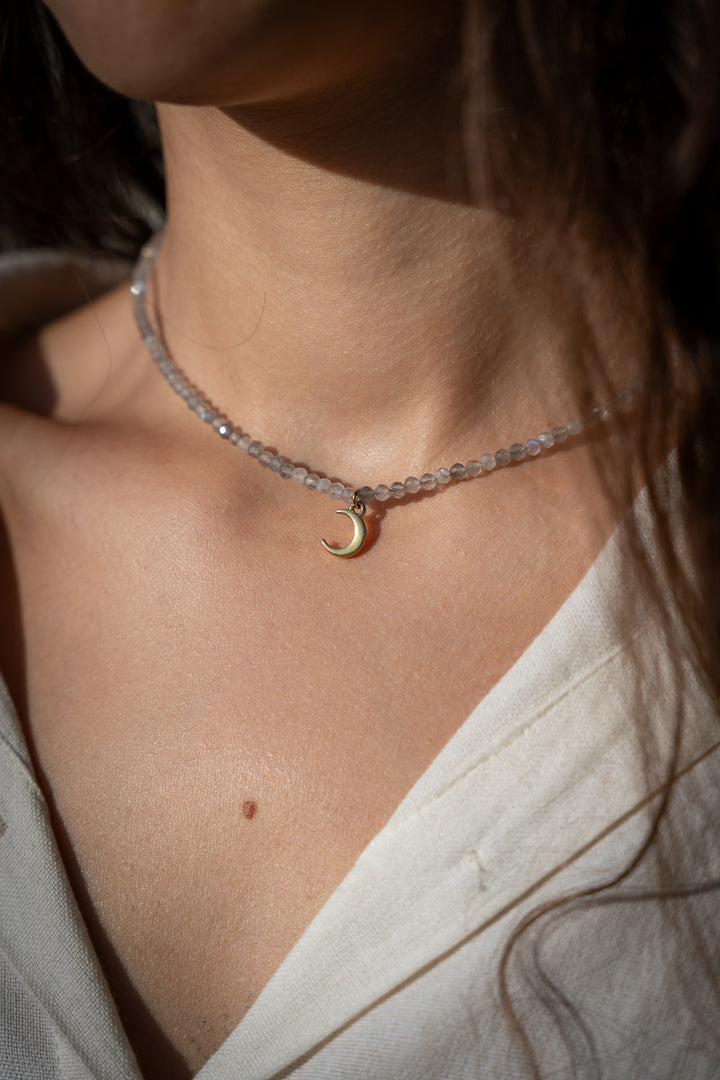 Luna Labradorit Choker