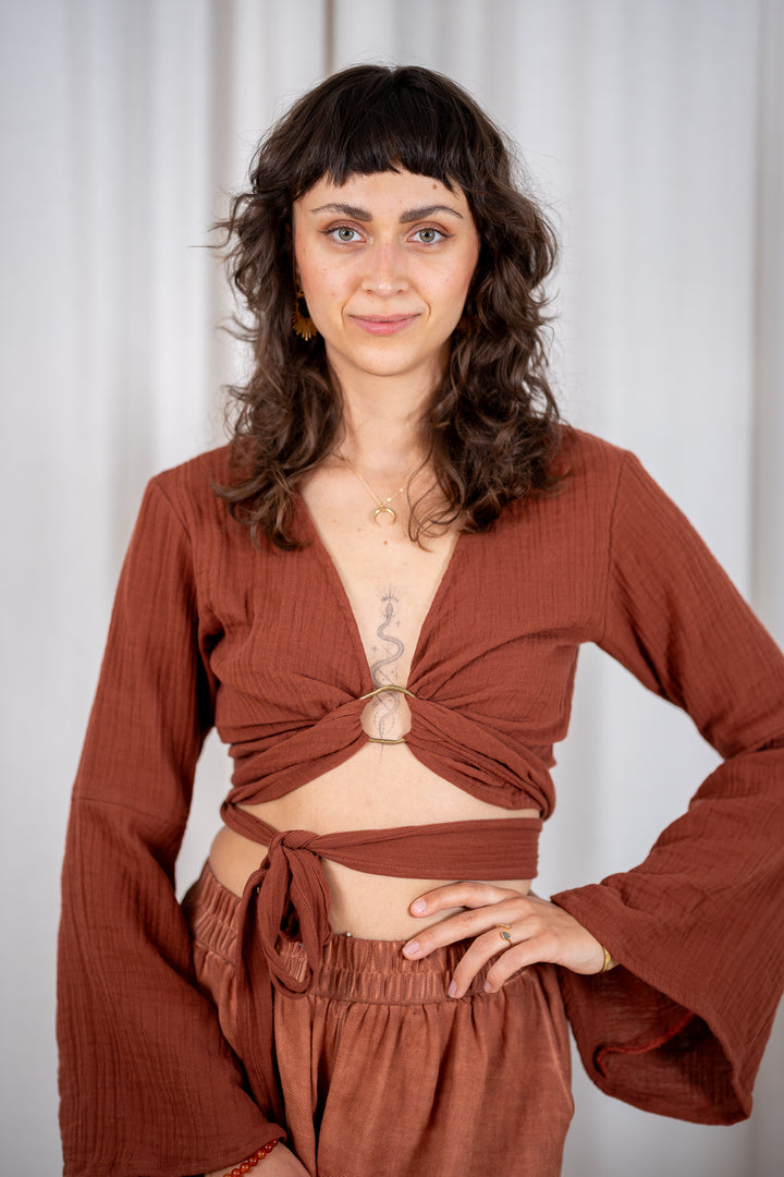 Levana Musselin Wickeltop