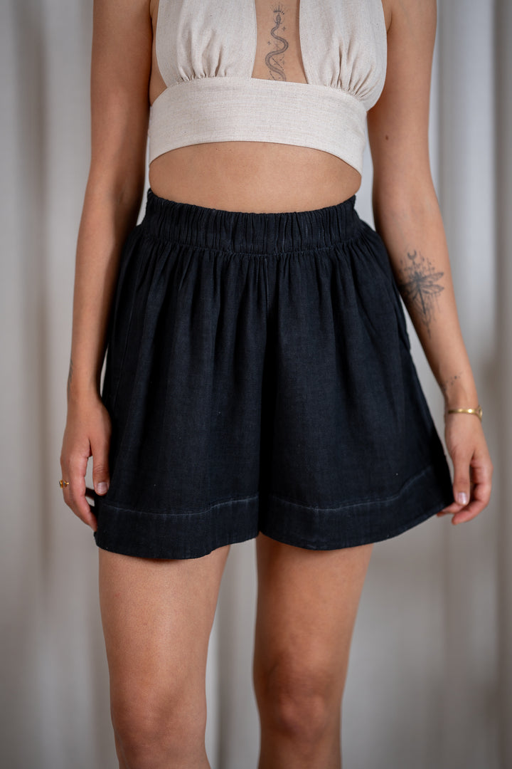 linen shorts