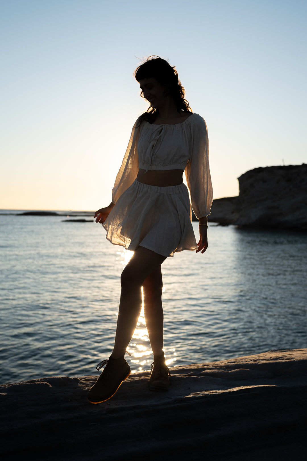 Epona skirt with linen