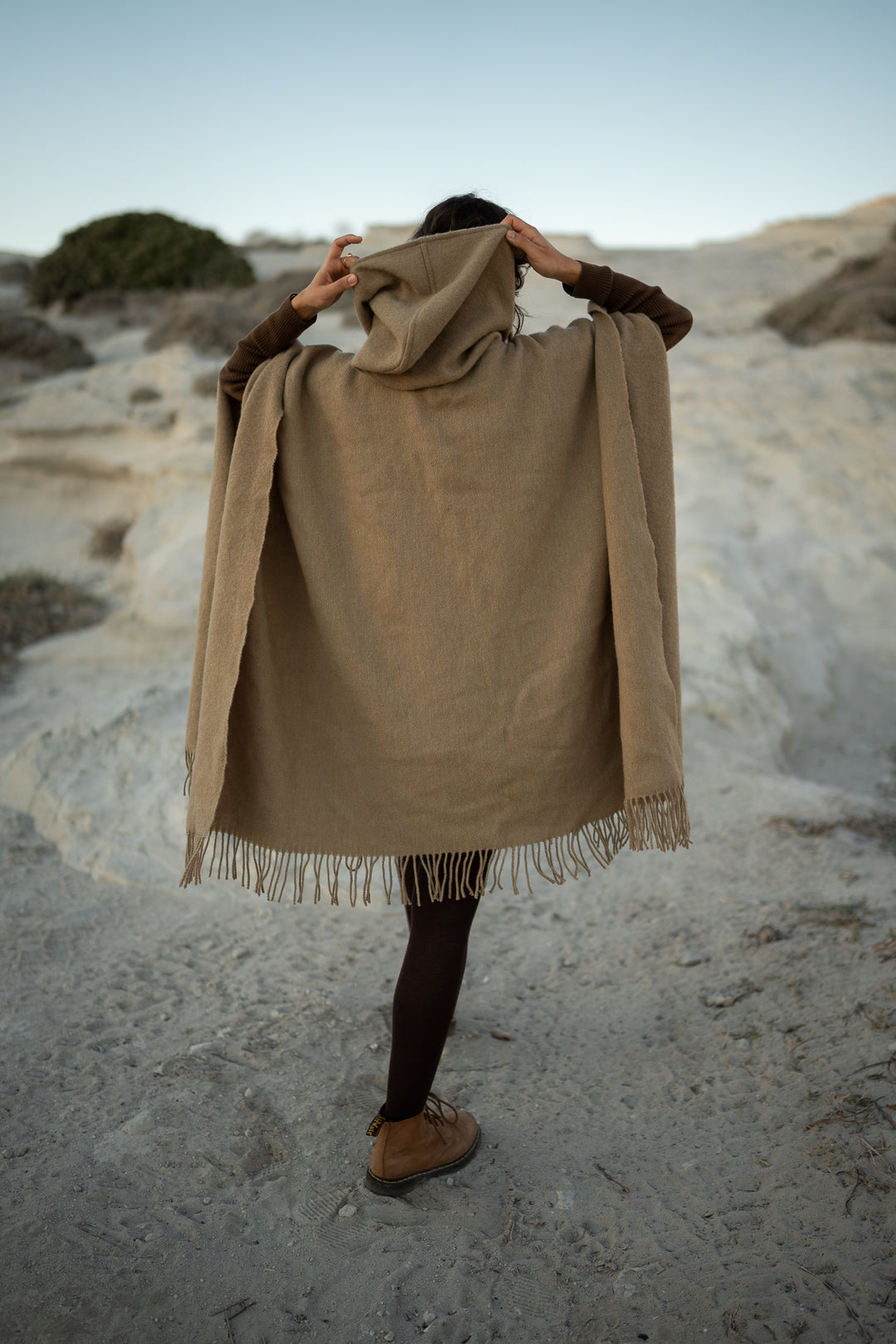 Mae wrap top made of 100% linen