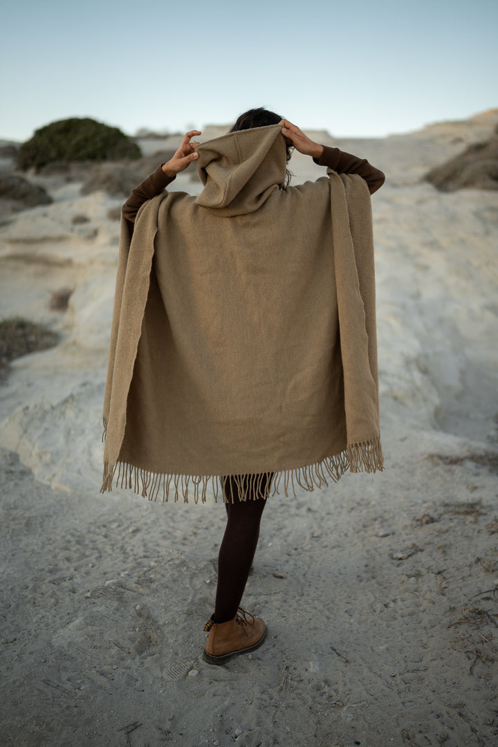 Mae wrap top made of 100% linen