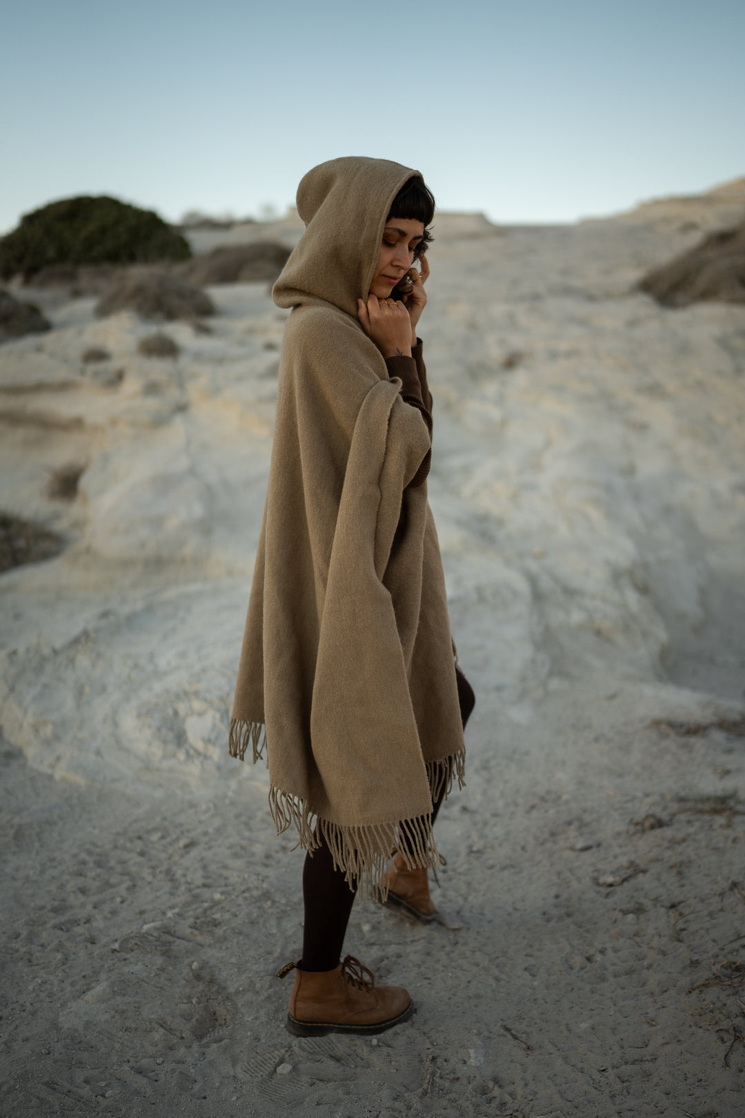 Mae wrap top made of 100% linen