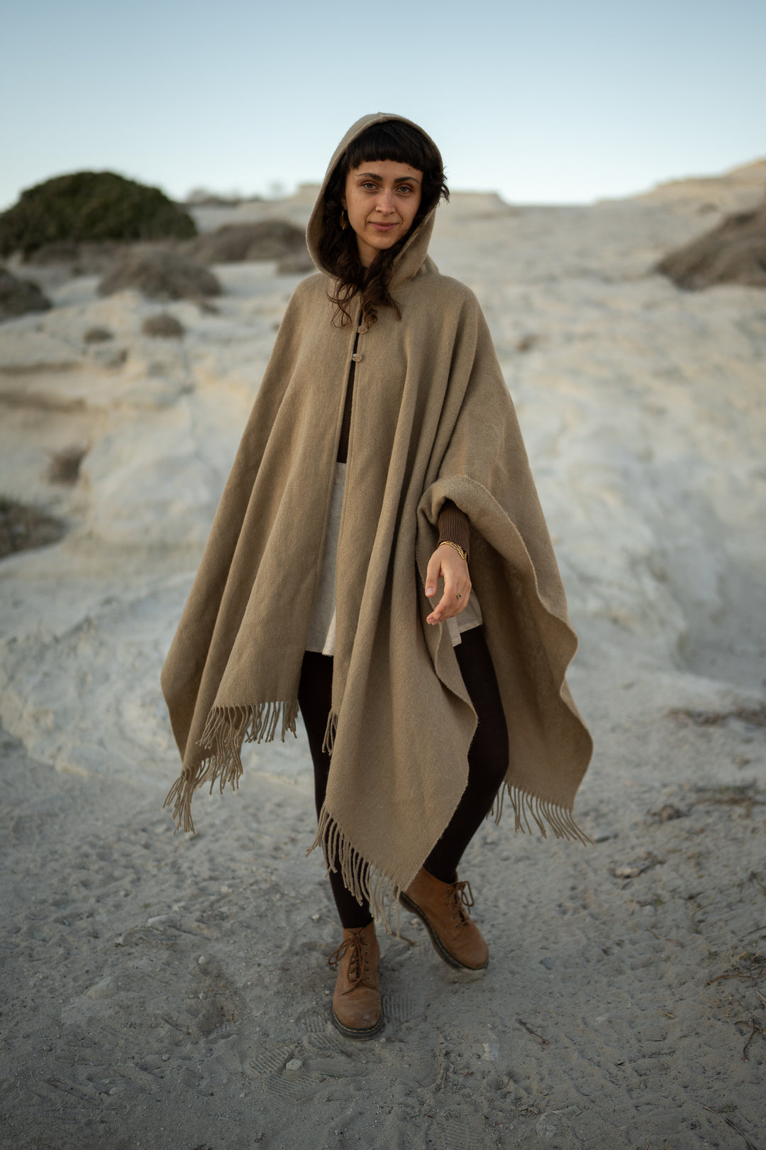 Mae wrap top made of 100% linen