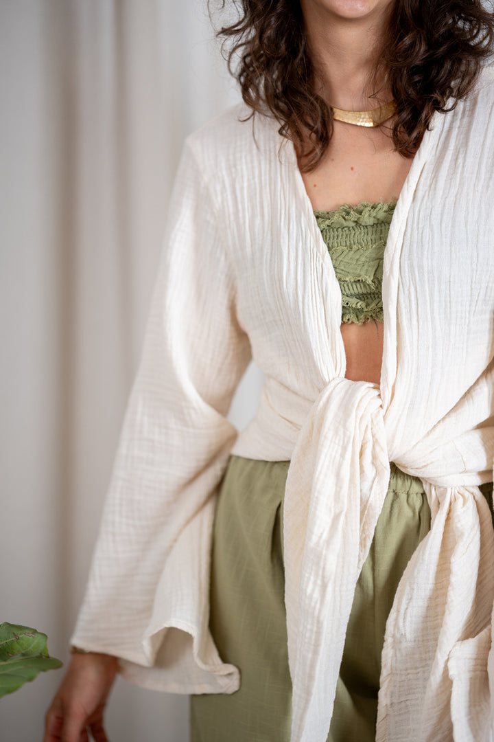 Yumana Musselin Kimono