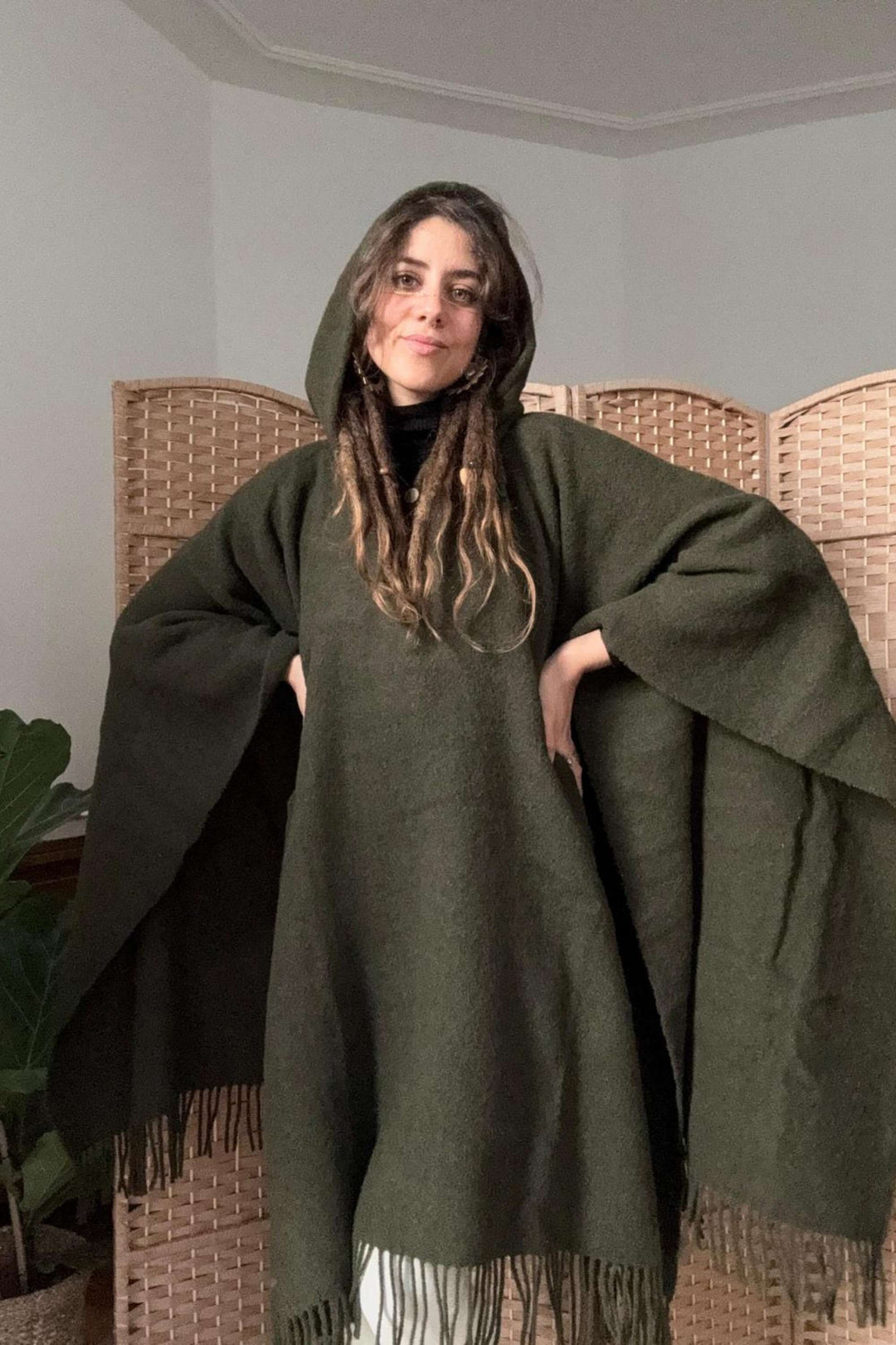 Mae wrap top made of 100% linen