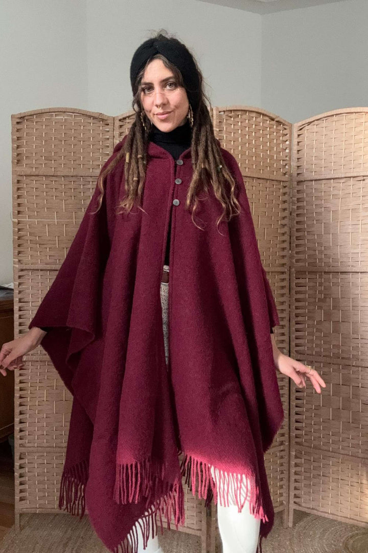 Mae wrap top made of 100% linen