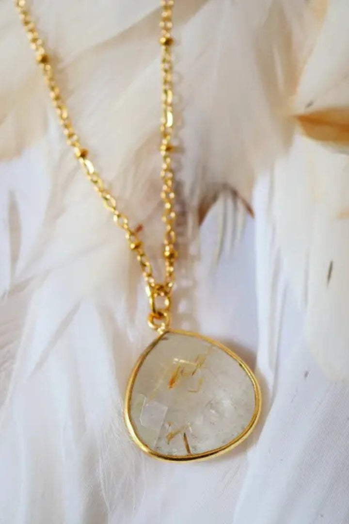 Ophelia Necklace – Moonstone and Labradorite