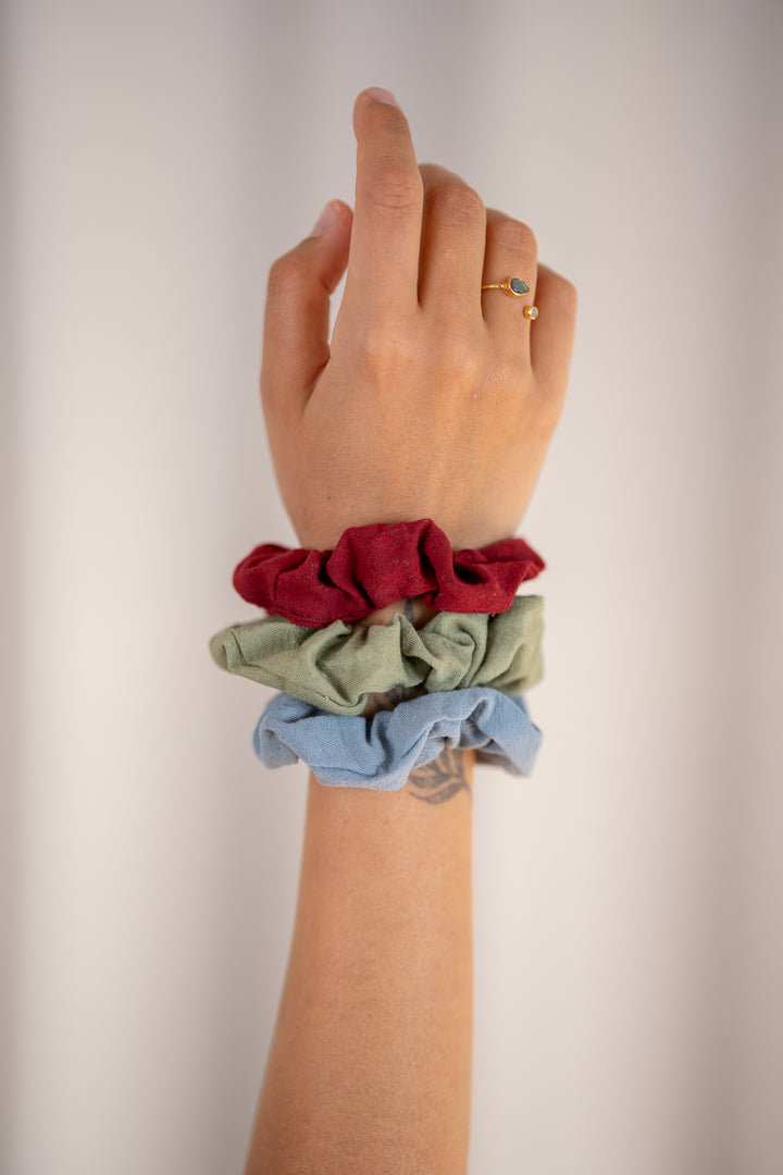 Kleine Bunte Scrunchies