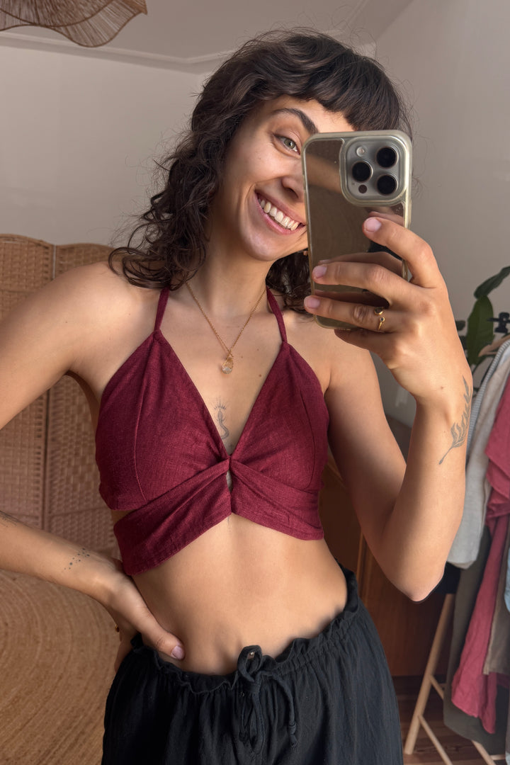 Harmonia top made from 100% hemp
