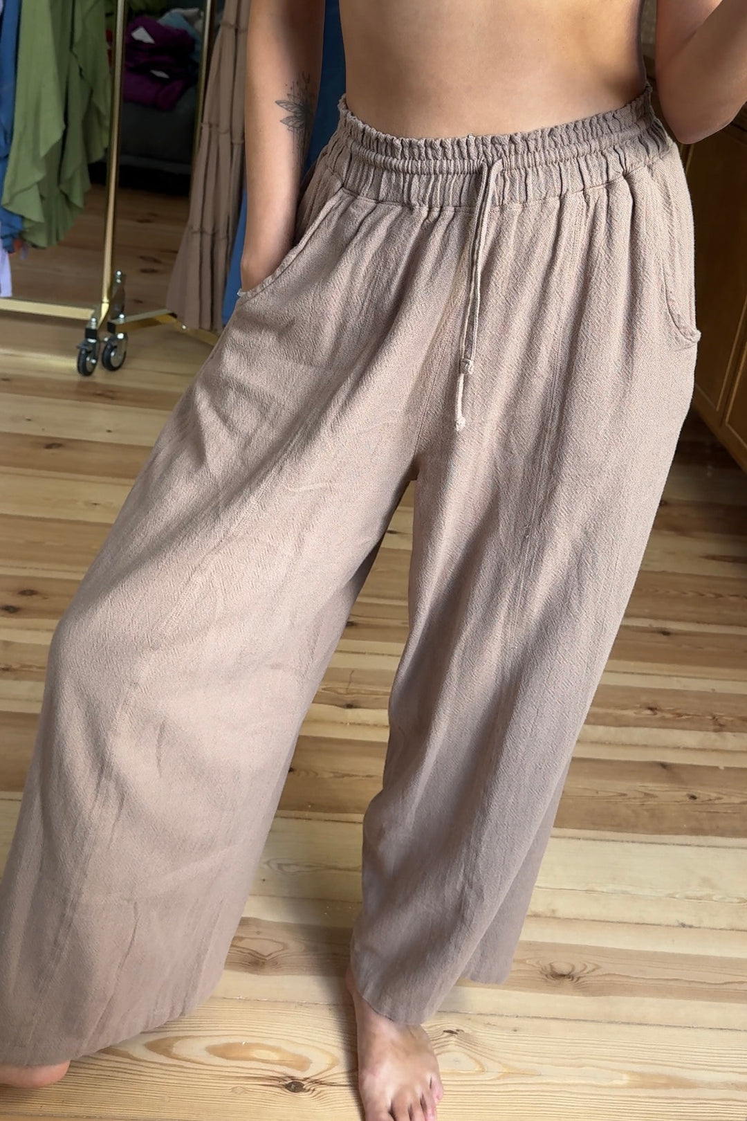 Nia Aladdin pants with scarf