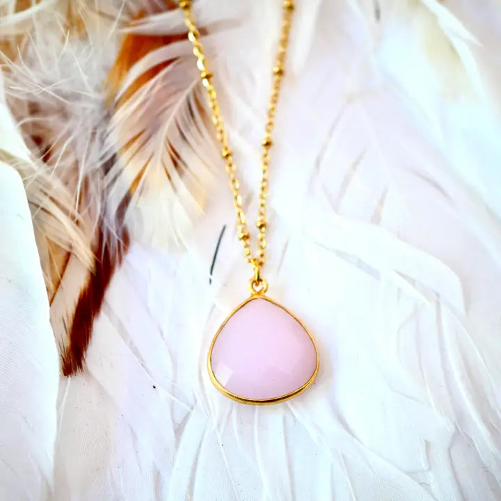 Ophelia Necklace – Moonstone and Labradorite
