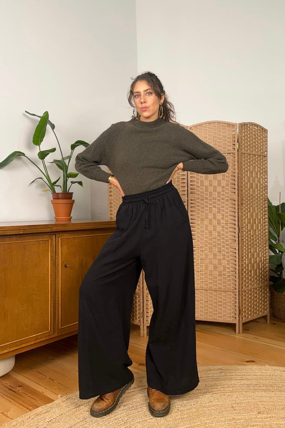 Nia Aladdin pants with scarf